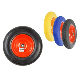 Колесо полиурет. 4.00-8" (подшипн. усил. ф35x16 мм, для оси 16x60мм)