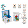 Кружка керамическая, в кор., 360 мл., CHRISTMAS DRAGON-3, PERFECTO LINEA