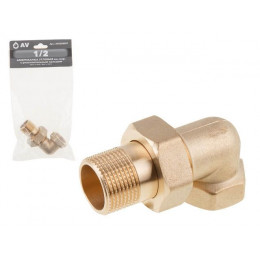 Американка угловая 1/2" вн.-нар., AV Engineering (инд. упак.)