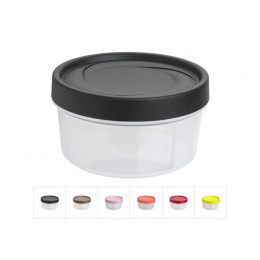 Контейнер пласт. круглый 0.5 л, с крышкой, Spinoja, DRINA