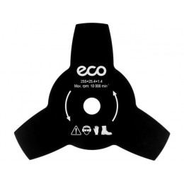 Нож для мотокосы 3 зуб. 255х1.4х25.4 мм ECO