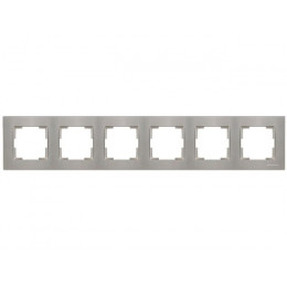 Рамка 6-ая горизонтальная титан, RITA, MUTLUSAN