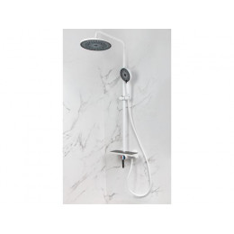 Душевая система (Lt) D35, серия Rose белый + черный, a-five