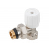 Кран вентильный угловой 1/2" вн.-нар. для радиатора с ручкой, AV Engineering