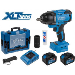 Аккум. ударный гайковерт BULL SC 1807 Xcase, XLTpro, БЕСЩЕТ., 18 В, 750 Н*м, 1/2", 2х6 А*ч, з/у 6 А