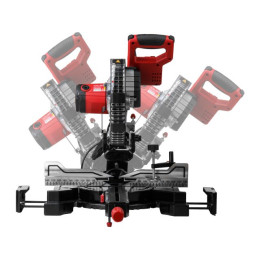 Торцовочная пила WORTEX MS 2518 LO в кор. 1800 Вт, 255 мм, 5000 об, глуб. до 90 мм, шир. до 340 мм