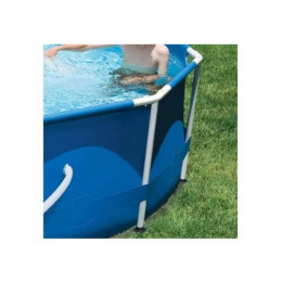 Каркасный бассейн Metal Frame, круглый, 366х76 см + фильтр-насос 220 В, INTEX