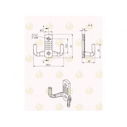 Крючок-вешалка №10 полимер STARFIX