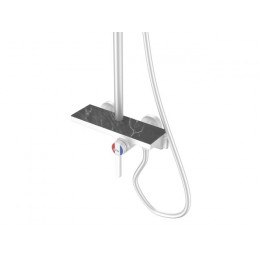 Душевая система (Lt) D35, серия Lotus белый, a-five