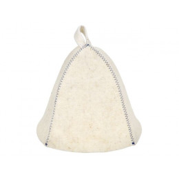 Шапка для бани, Классика, "Цветной зигзаг", HOT POT из войлока