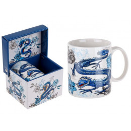 Кружка керамическая, в кор., 360 мл., BLUE DRAGON-4, PERFECTO LINEA