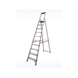 Лестница-стремянка алюм. проф. 217 см 10 ступ. 11,4кг NV3118 Новая Высота