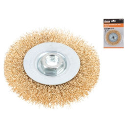 Щетка дисковая гофр.100мм/M14 GEPARD (GP0892-100)