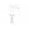 Смеситель для умывальника (Lt) D35, серия DAR, AV Engineering