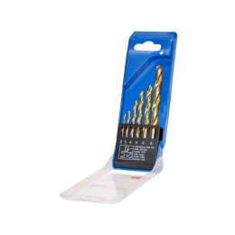 Набор сверл по мет. 6шт (2-8мм) НС-4 Р6М5 TIN (ОАО "ТП Томский инструмент")