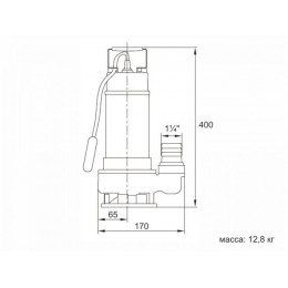 Насос погружной фекальный Marvel 600 FC 150/8 A&P