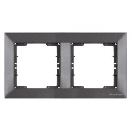 Рамка 2-ая горизонтальная дымчатая, DARIA, MUTLUSAN