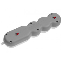 Удлинитель 1,5м (4 роз., 3,5кВт, с/з, выкл, ПВС 3х1,5) LEIDEN ELECTRIC