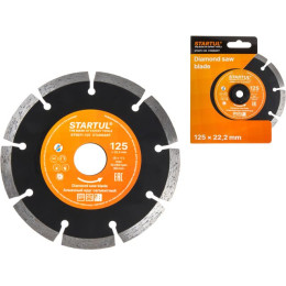 Алмазный круг 125х22 мм универс. сегмент. STARTUL STANDART