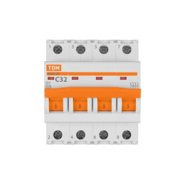 Авт. выкл.ВА47-29 4Р 32А 4,5кА х-ка С TDM