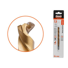 Сверло по металлу шестигр. 7.5х69х109 мм HSS-G TIN GEPARD