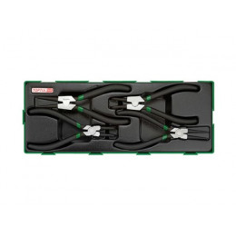 Набор-сет съемники стопорных колец 4предм. TOPTUL