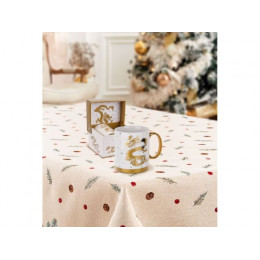 Кружка керамическая, в кор., 360 мл., GOLDEN DRAGON-2, PERFECTO LINEA