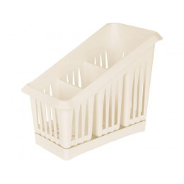 Сушилка для столовых приборов, 200х120х160 мм., молочный туман, PLAST TEAM