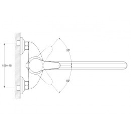 Смеситель для ванны D40-A, серия 360 ECONOCE