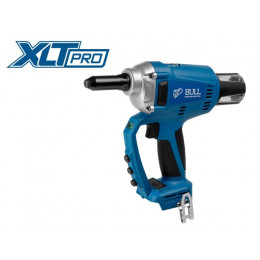 Аккум. заклепочный пистолет BULL CRG 1018 в кор. XLTpro SOLO, БЕСЩЕТ., 25 мм, 10000 Н