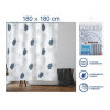 Шторка для ванной (12 колец в комплекте), 180x180 см, Harmony, цветы, PERFECTO LINEA