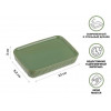 Мыльница OASIS, зеленая, PERFECTO LINEA