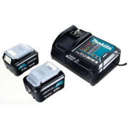 Аккумулятор BL1041B 4.0 Ah (2 шт) + зарядное DC10SB MAKITA в кейсе