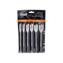 Набор сверл перьевых по дереву 6 шт. GEPARD (GP0415-6)