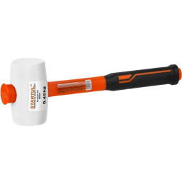 Киянка резиновая белая 0,45кг с фибергл. рукояткой STARTUL PROFI (ST2201-04)