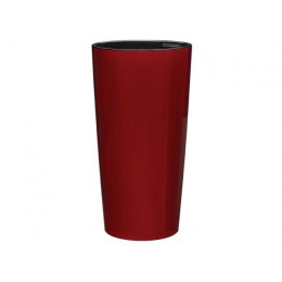 Кашпо круглое ПИЛАР D390мм H750мм 23/69л с вкладышем (бордо) IDEA