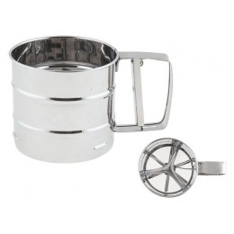 Кружка-сито для просеивания муки, нержавеющая сталь, STARCOOK, PERFECTO LINEA