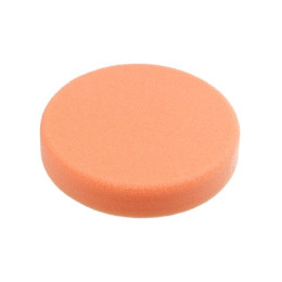 Полировальный круг 150/30мм, на липучке (оранжевый, средн. мягкость)