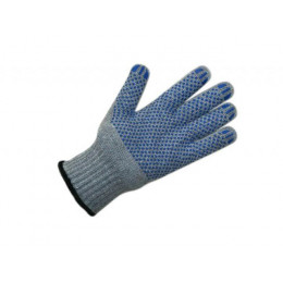 Перчатки п/шерстяные с ПВХ "Спец", 7 класс, серые (мин. риски)