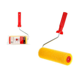 Валик поролоновый "Структурный" мелкопористый 180мм с ручкой 8мм STARTUL PROFI