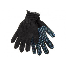 Перчатки х/б двойные с ПВХ, 7,5 класс (мин. риски)