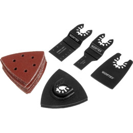 Набор аксессуаров для реноватора WORTEX 5 предметов в боксе (для резки/шлифовки)