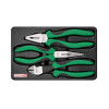 Набор-сет плоскогубцы, тонкогубцы, бокорезы 3предм. TOPTUL