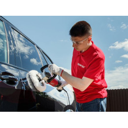 Полировальная машина WORTEX PM 1813 SE в кор. 1300 Вт, 180 мм, 600-3300 об/мин