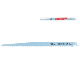 Пилка сабельная по дереву S300W (1 шт.) WORTEX высокоуглеродистая сталь HCS, 300 мм длина