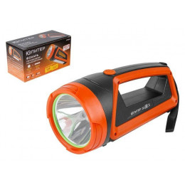 Фонарь светодиодный аккум. 5Вт+5Вт (оранж.) ЮПИТЕР