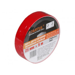 Лента двухсторонняя вспененная клейк. 25ммх5м STARTUL PROFI
