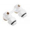 Клапан угловой шаровый 3/4" нар. для радиатора (мультифлекс), Белый, AV Engineering (инд. упак.)
