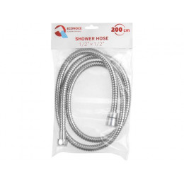 Шланг душевой, SUS/PVC, 1/2" г-г 200 см, хром, ECONOCE