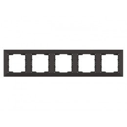 Рамка 5-ая горизонтальная черная, DARIA, MUTLUSAN